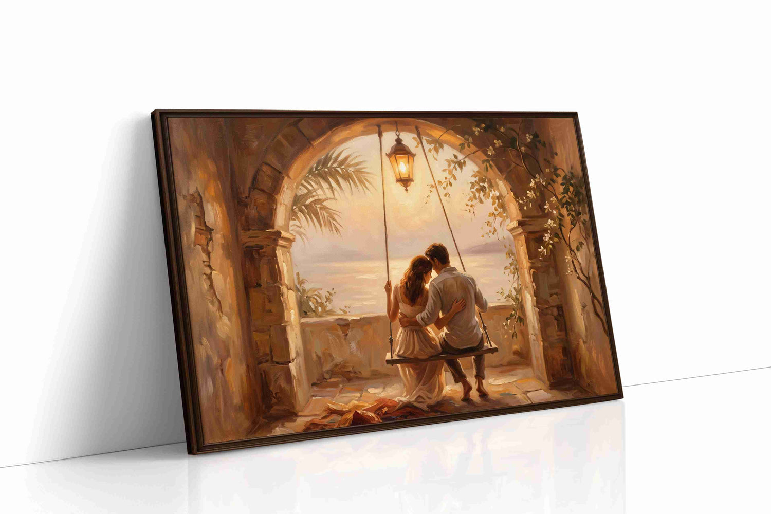 Whispers at Dusk romance canvas print, gallery-wrapped, ready to hang