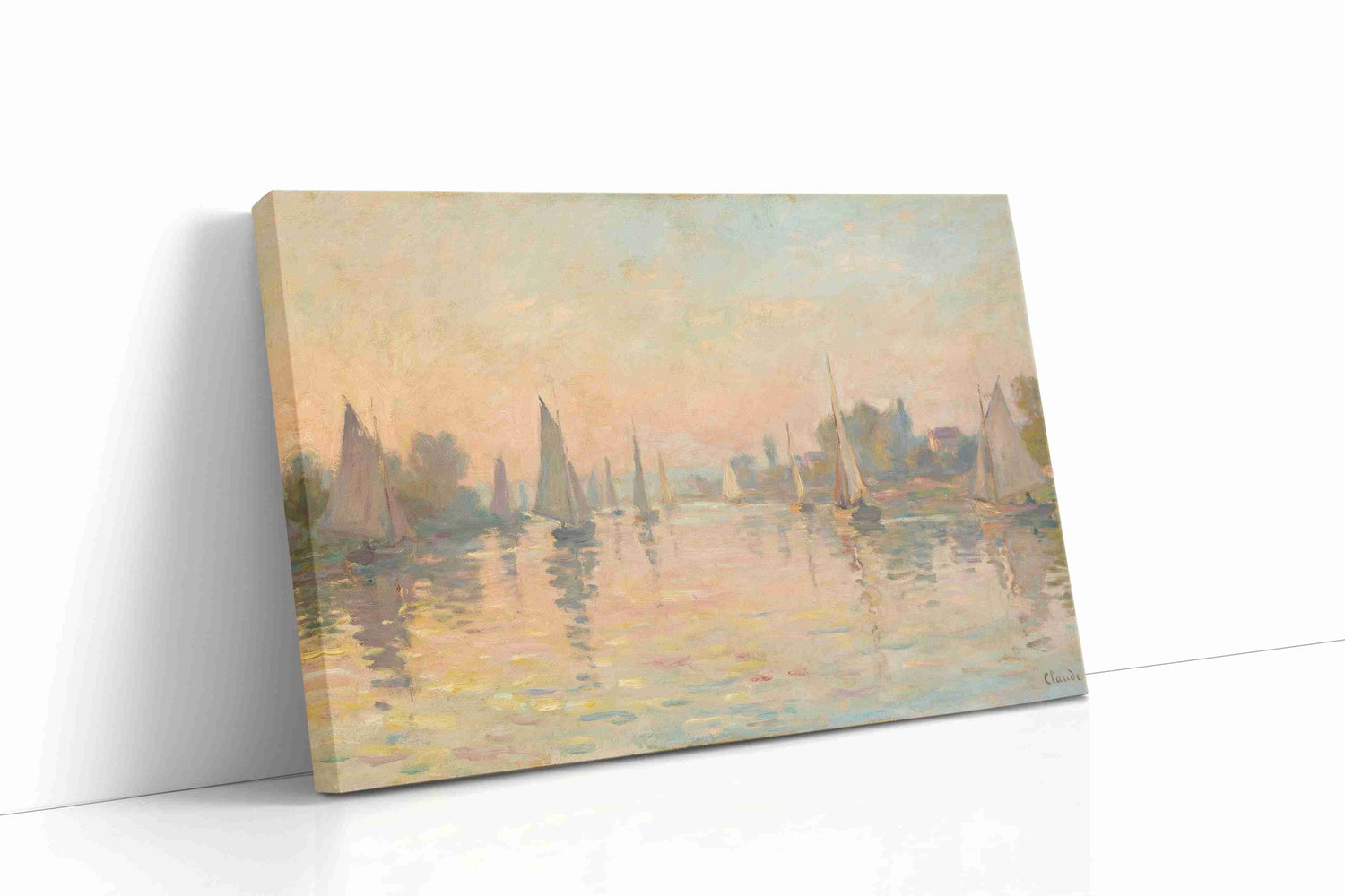 Whisper of the Seine landscape canvas print, gallery-wrapped, ready to hang
