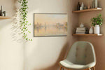 Whisper of the Seine landscape canvas print in a living room scene