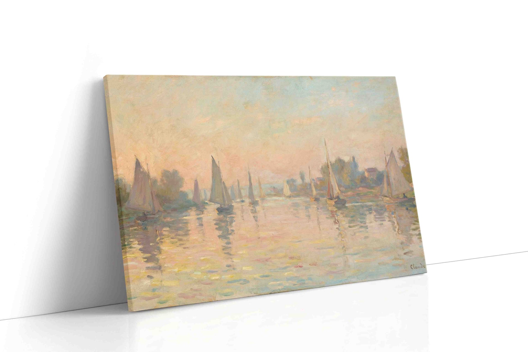 Whisper of the Seine landscape canvas print gallery-wrapped landscape canvas studio shot