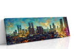 Cityscape Symphony urban canvas print, gallery-wrapped, ready to hang