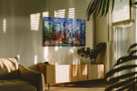 Cosmic Urban Current – urban canvas wall art, gallery-wrapped, ready to hang