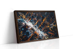 Vortex of the City Lights urban canvas print gallery-wrapped landscape canvas studio shot