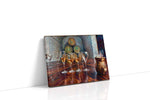 Barrel Room Reflections wine canvas print, gallery-wrapped, ready to hang