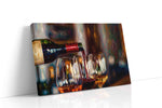 Crimson Pour Symphony II wine canvas print, gallery-wrapped, ready to hang