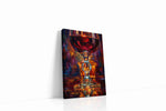 Crimson Reflections VII wine canvas print, gallery-wrapped, ready to hang