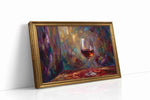 Ethereal Wine Symphony wine canvas print, gallery-wrapped, ready to hang