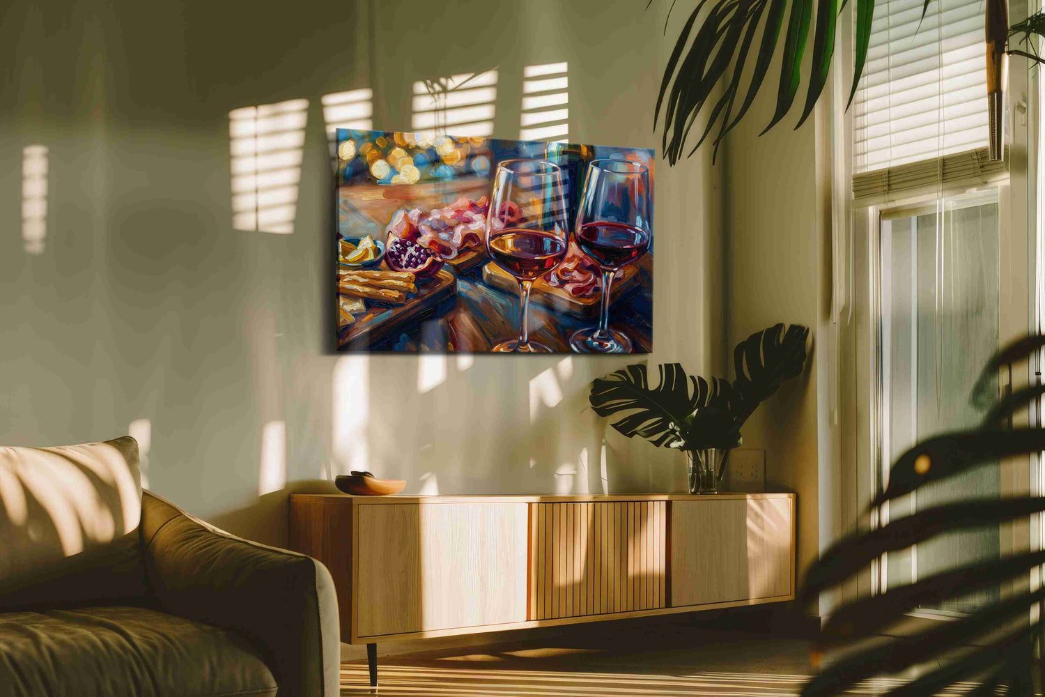 Euphoria in Every Sip – wine canvas wall art, gallery-wrapped, ready to hang