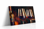 Euphoria in Glass wine canvas print gallery-wrapped landscape canvas studio shot