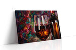Euphoria in a Glass II wine canvas print gallery-wrapped landscape canvas studio shot