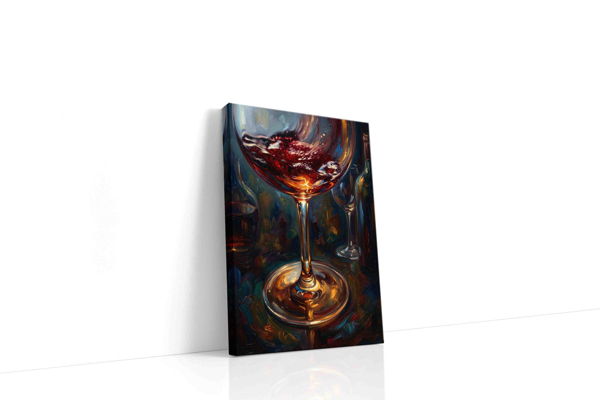 Euphoria in a Glass III wine canvas print, gallery-wrapped, ready to hang