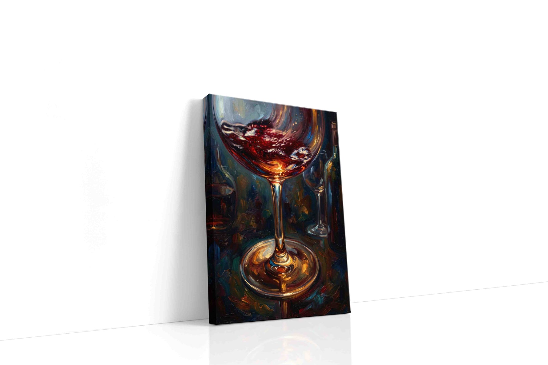 Euphoria in a Glass III wine canvas print, gallery-wrapped, ready to hang
