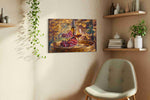 Harvest of Crimson Vines – wine canvas wall art, gallery-wrapped, ready to hang