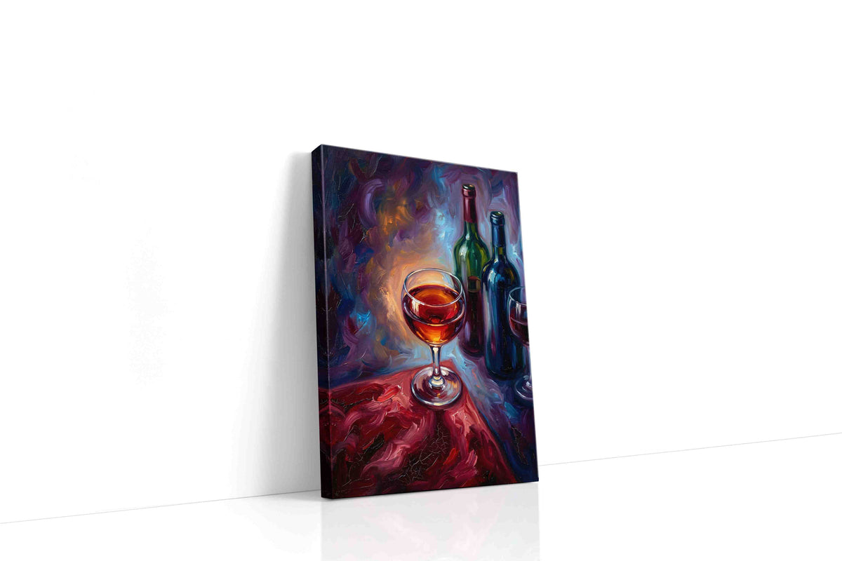 Symphony of Reds wine canvas print, gallery-wrapped, ready to hang
