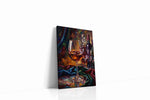 Vibrant Pour Symphony wine canvas print, gallery-wrapped, ready to hang