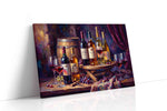Vibrant Viniculture Symphony wine canvas print, gallery-wrapped, ready to hang