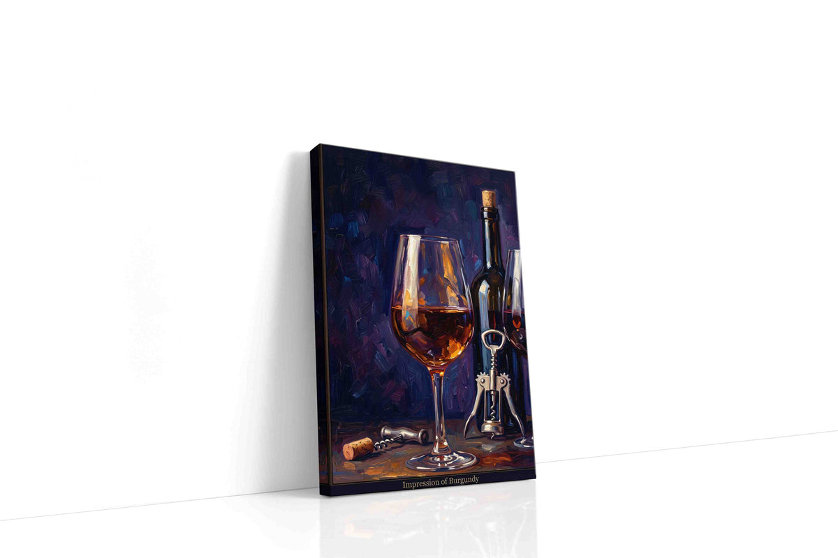 Vin Rouge Reverie wine canvas print, gallery-wrapped, ready to hang