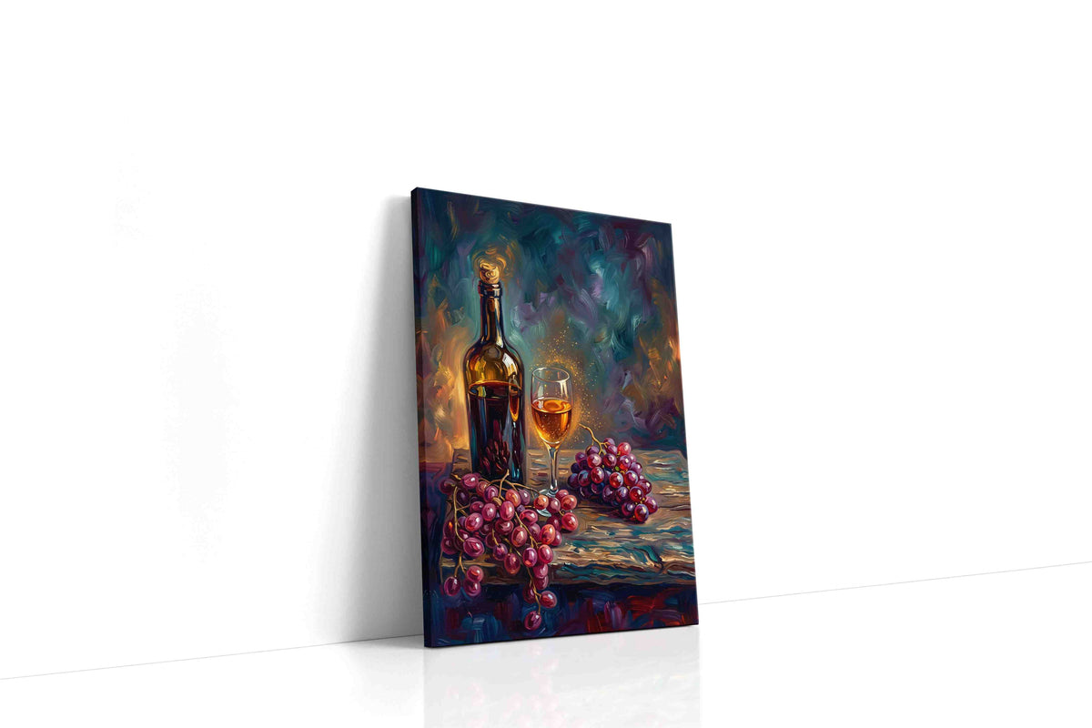 Vin Rouge Reverie III wine canvas print, gallery-wrapped, ready to hang