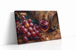 Vineyard Symphony wine canvas print gallery-wrapped landscape canvas studio shot