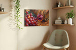 Vineyard Symphony – wine canvas wall art, gallery-wrapped, ready to hang