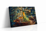 Vineyard Symphony III wine canvas print, gallery-wrapped, ready to hang
