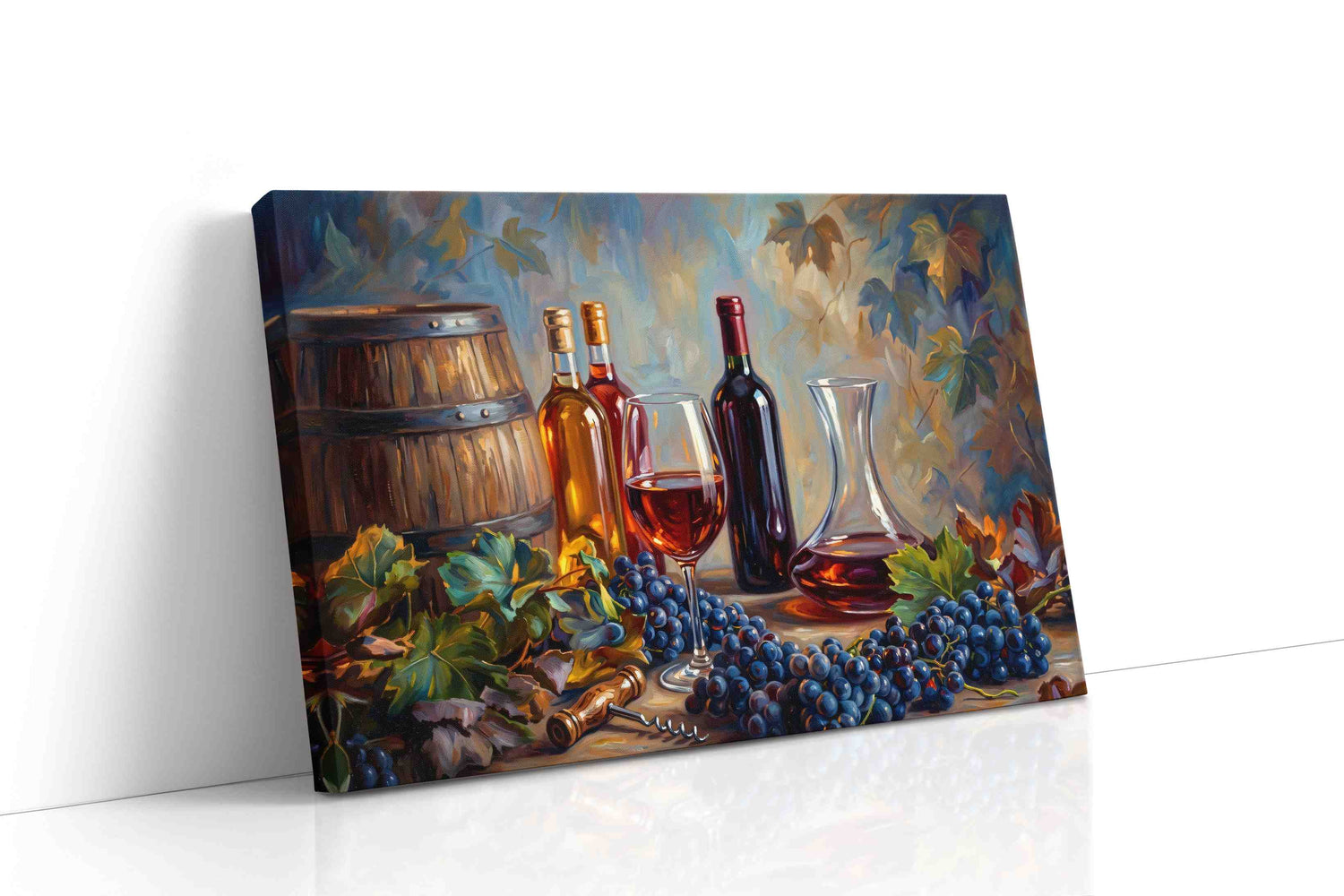 Vineyard Symphony IV wine canvas print, gallery-wrapped, ready to hang