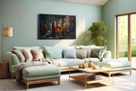 Vino Reverie – wine canvas wall art, gallery-wrapped, ready to hang