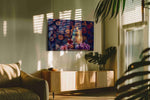 Vintage Vines and Oak wine canvas print, on wall, lifestyle preview