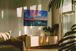 Celestial Whirlwind (Abstract) - Nature, Nature Wall Art, Scenic Canvas Print, Natural Landscape Art in a contemporary interior mockup