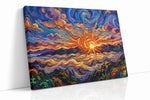 Eternal Dawn Symphony nature canvas print, gallery-wrapped, ready to hang