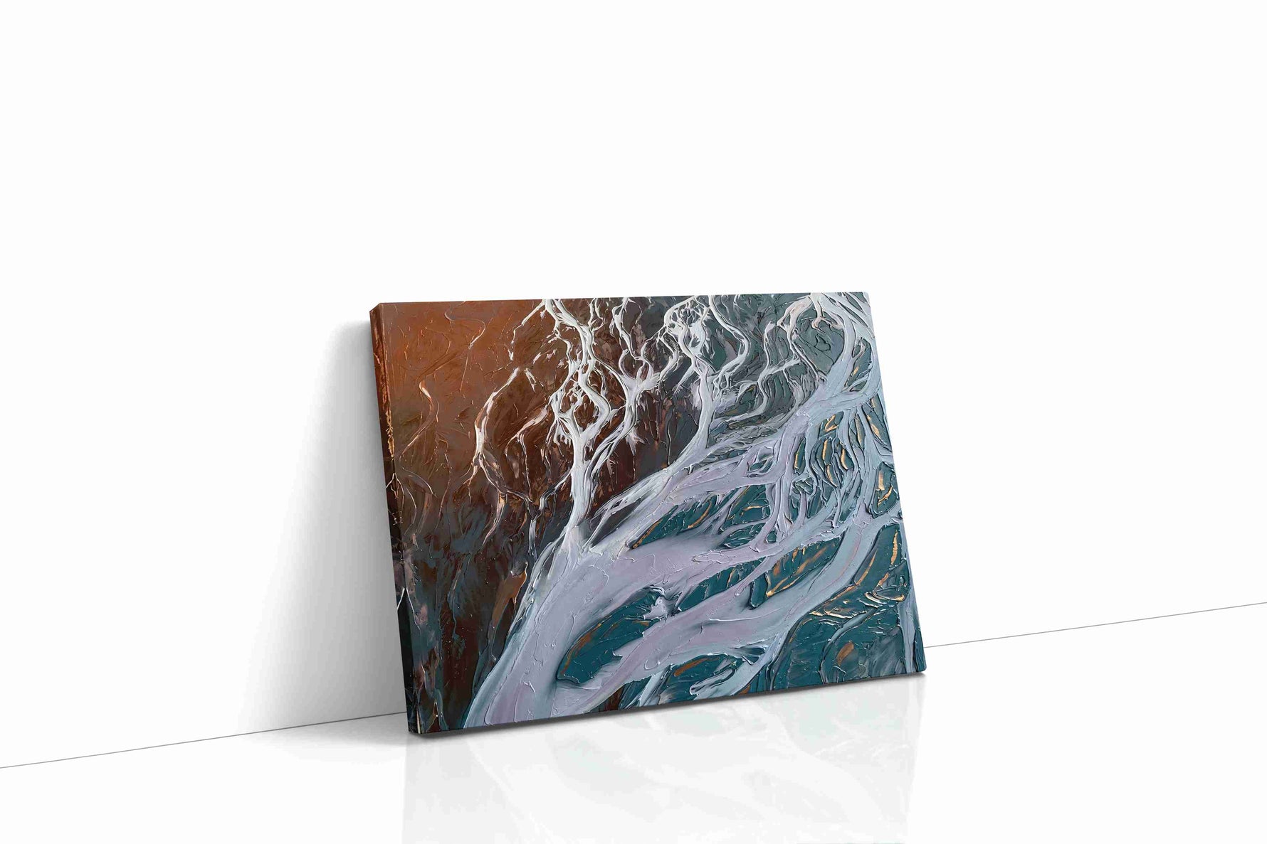 Ethereal Currents of Time nature canvas print, gallery-wrapped, ready to hang