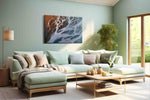 Ethereal Currents of Time nature canvas print, hanging on wall