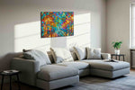 Luminescent Pathway Dreamscape (Abstract) - Nature, Nature Wall Art, Scenic Canvas Print, Natural Landscape Art