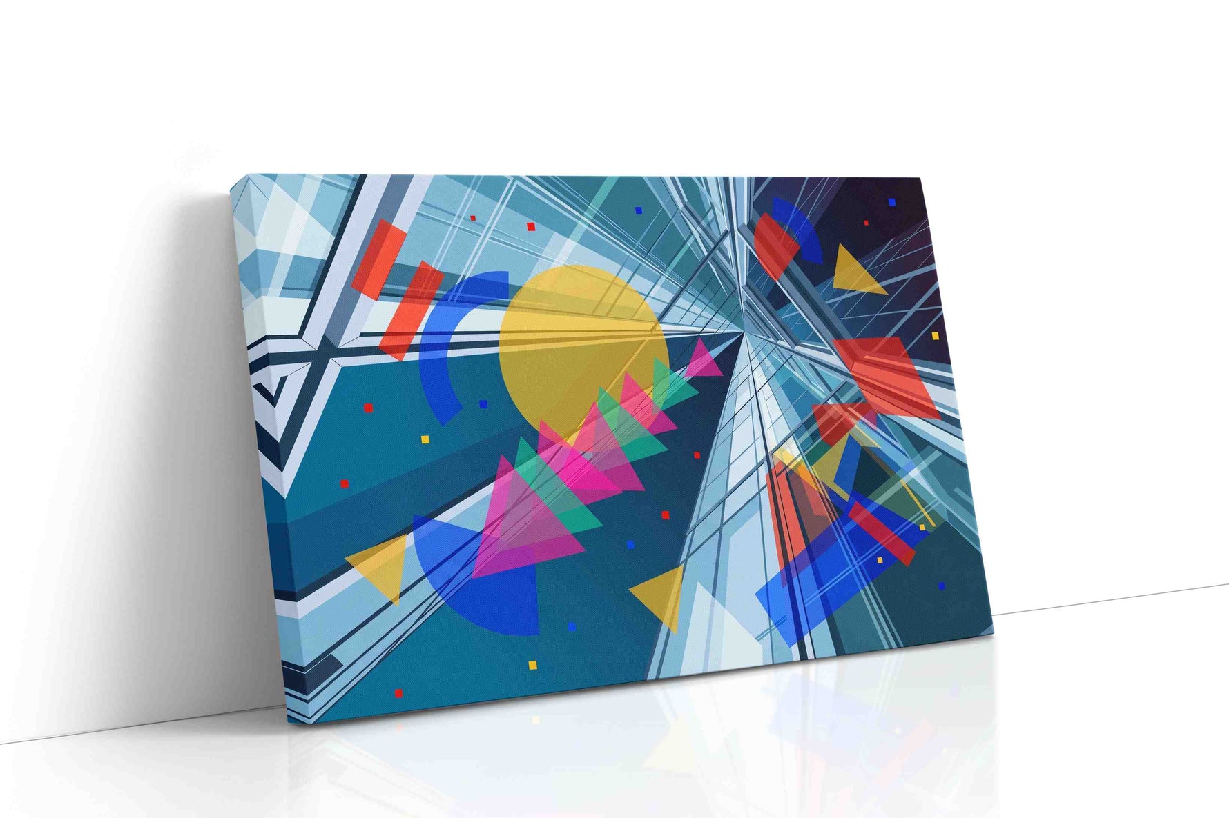 Prism Symphony modern canvas print, gallery-wrapped, ready to hang