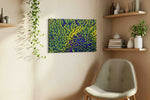 Sunlit Mosaic Blossoms (Abstract) - Sunflowers, Sunflower Wall Art, Floral Canvas Print, Flower Decor