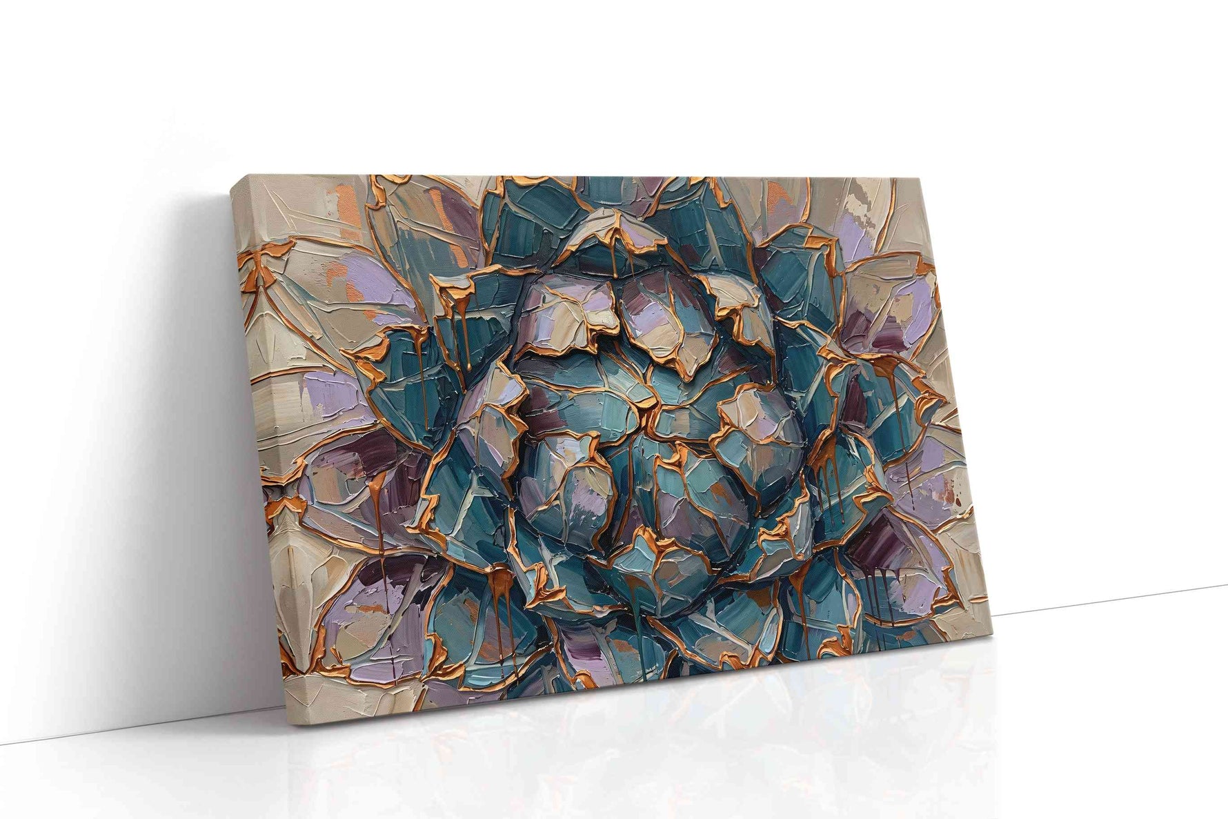 Verdant Echoes of Bloom nature canvas print, gallery-wrapped, ready to hang