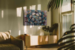 Verdant Echoes of Bloom (Abstract) - Nature, Nature Wall Art, Scenic Canvas Print, Natural Landscape Art