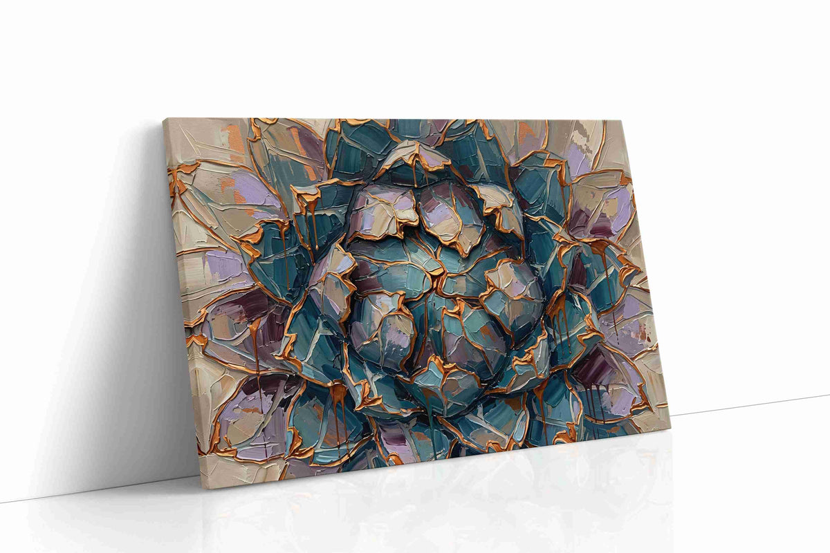 Verdant Echoes of Bloom nature canvas print gallery-wrapped landscape canvas studio shot