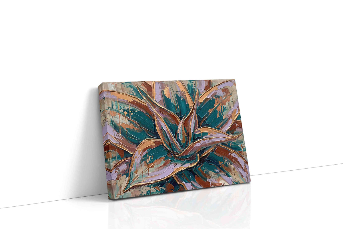 Verdant Whirlwind nature canvas print, gallery-wrapped, ready to hang