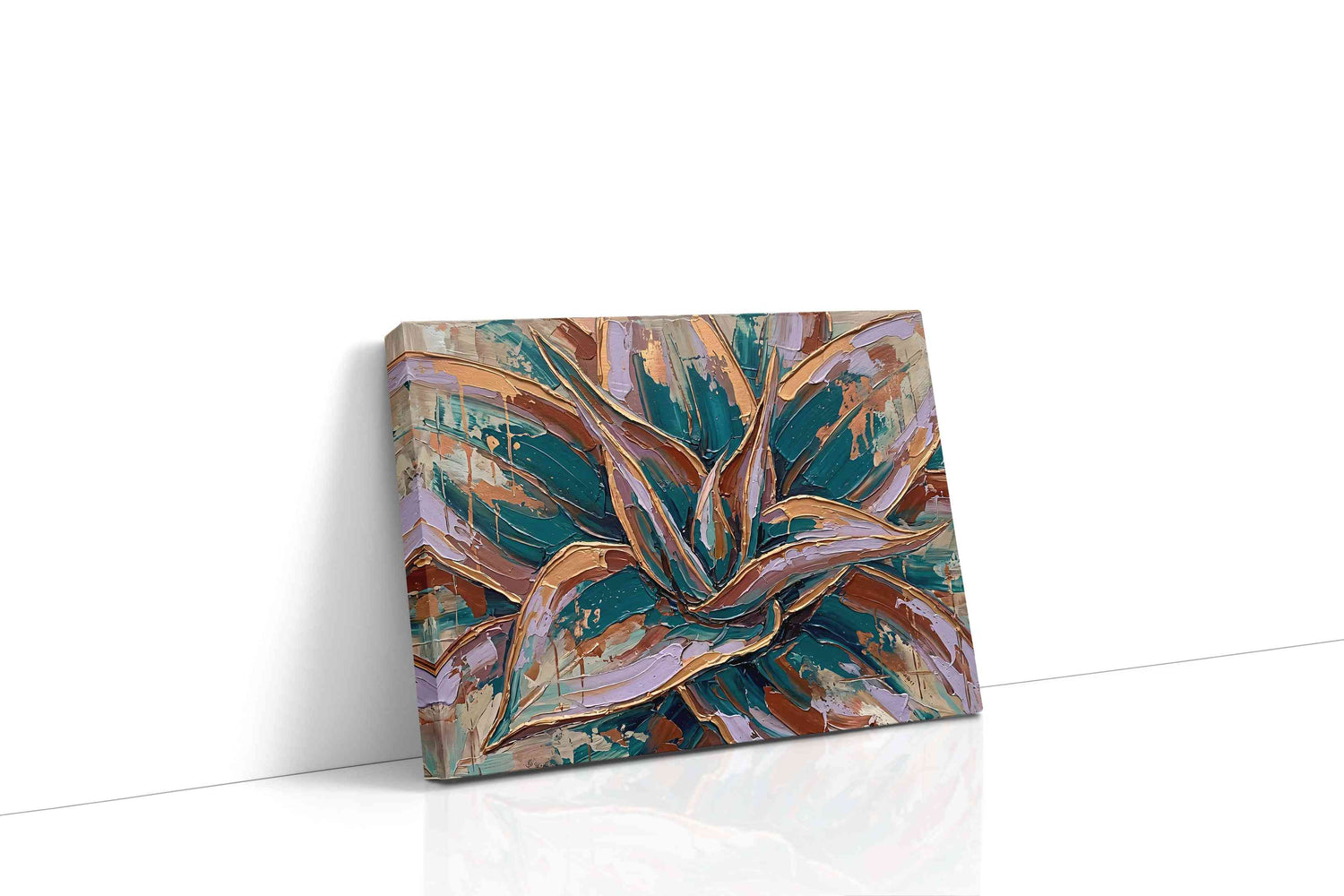 Verdant Whirlwind nature canvas print, gallery-wrapped, ready to hang