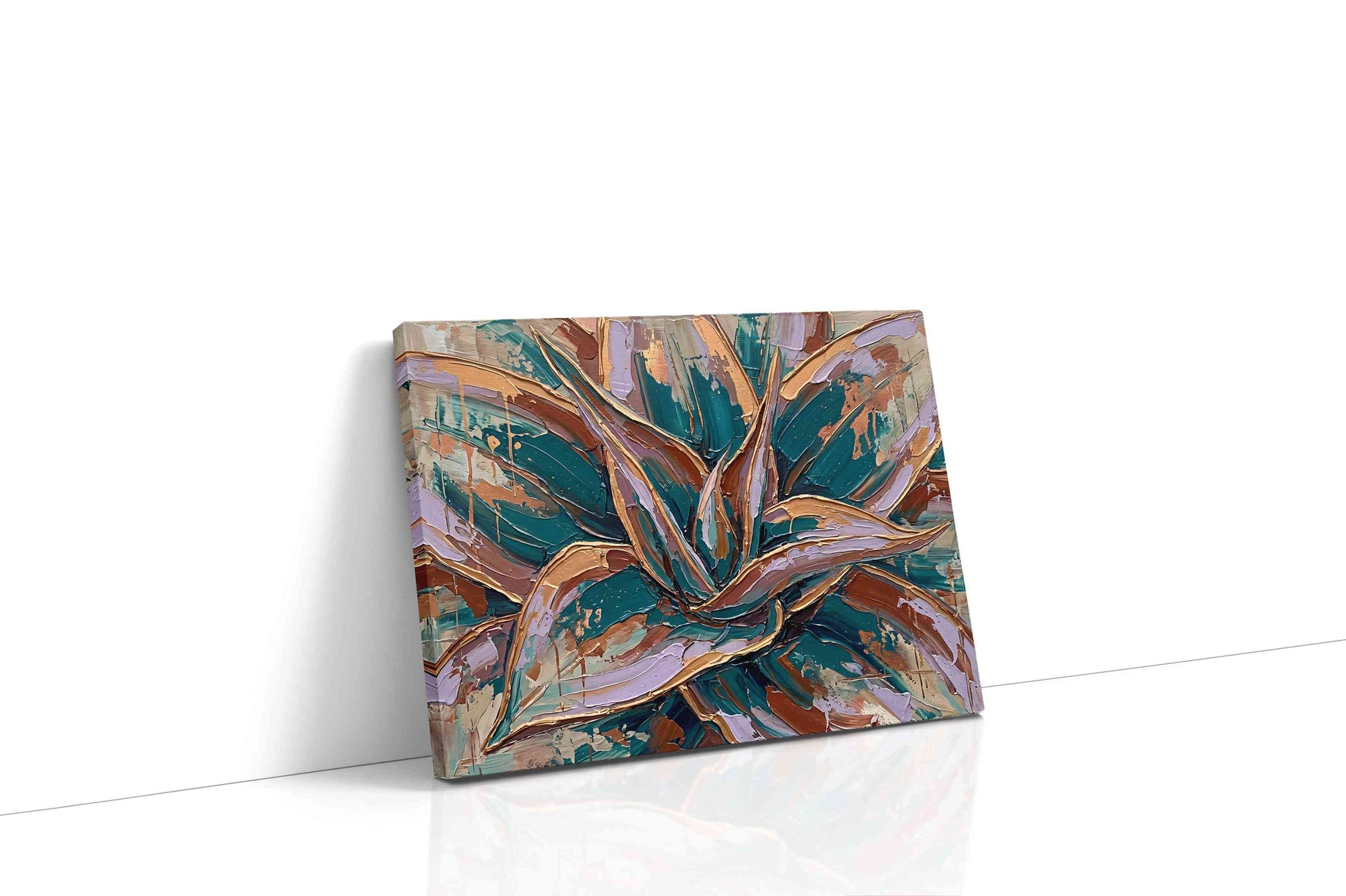 Verdant Whirlwind nature canvas print gallery-wrapped landscape canvas studio shot