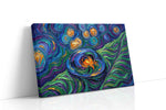 Whirl of Vibrant Dreams nature canvas print, gallery-wrapped, ready to hang