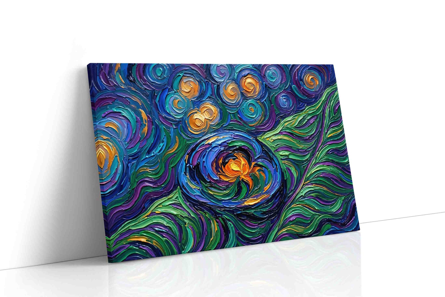 Whirl of Vibrant Dreams nature canvas print gallery-wrapped landscape canvas studio shot