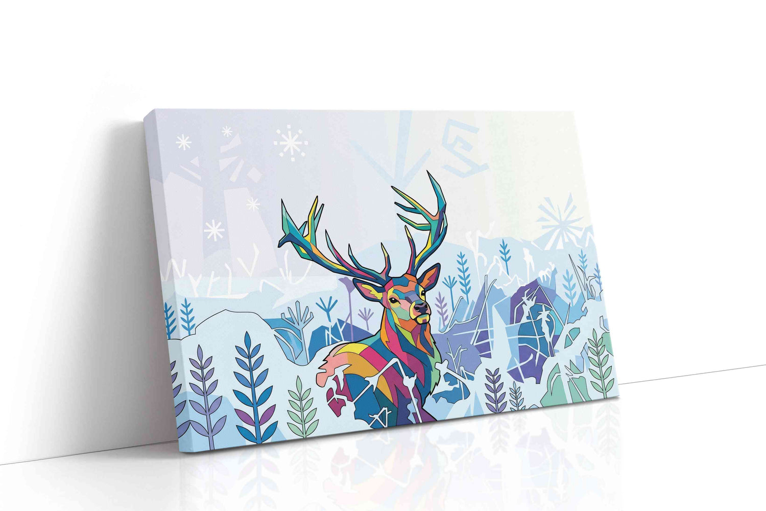 Aurora Majesty animals canvas print, gallery-wrapped, ready to hang