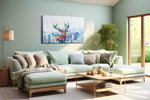 Aurora Majesty (Animals) - Animal Wall Art, Wildlife Canvas Print, Animal Lover Decor in a hung canvas mockup