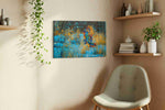Flight of the Prism Owl animals canvas print styled in a living room