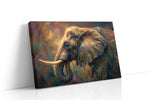 Majestic Elephantscape animals canvas print gallery-wrapped landscape canvas studio shot