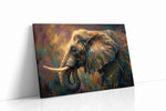 Majestic Elephantscape animals canvas print, gallery-wrapped, ready to hang