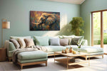 Majestic Elephantscape (Animals) - Animal Wall Art, Wildlife Canvas Print, Animal Lover Decor