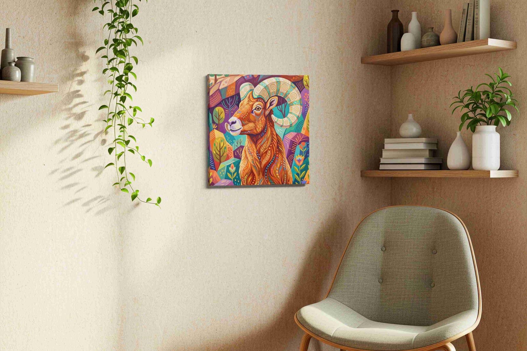 Majestic Ridge Colors of the Wild (Animals) - Animal Wall Art, Wildlife Canvas Print, Animal Lover Decor — view 2
